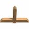 Ekena Millwork Eugene Smooth Timber Gable Bracket, Western Red Cedar, 48"W x 32"H x 5 1/2"D x 5 1/2"F, 16/12 Pitch GBW048X32X0606EUG00SWR - alternate 3
